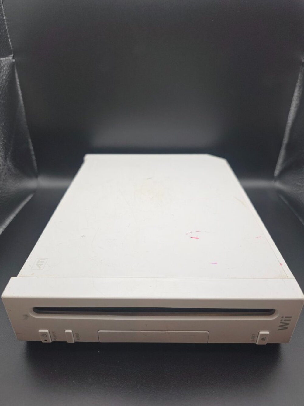 Nintendo Wii System Console Only White RVL-001 For Parts Repair No Display